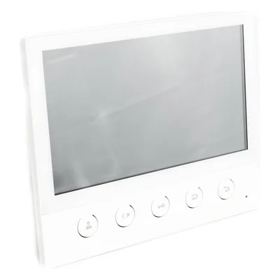 Monitor IP/SIP para interior, Wi-Fi, pantalla táctil de 7", audio de 2 vías, PoE, 8 interfaces de entrada de alarma.