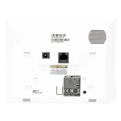 Monitor IP/SIP para interior, Wi-Fi, pantalla táctil de 7", audio de 2 vías, PoE, 8 interfaces de entrada de alarma.