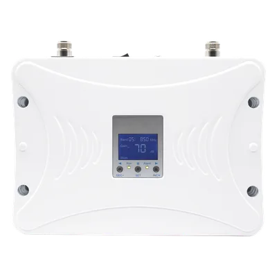 Kit Amplificador de Señal Celular 4.5G LTE, 3G y Voz. Funciona con Todos los Operadores. Soporta Múltiples Dispositivos y Tecnologías. Hasta 1000 metros cuadrados de Cobertura
