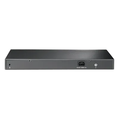 Switch PoE+ Administrable / 24 Puertos Gigabit / 4 Ranuras SFP / 250W PoE Total / SDN Cloud / Enrutamiento Estático