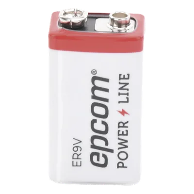 Batería de Litio 9V / 1200 mAh / Cloruro de Tionilo / No Recargable / Operación -60°C a +85°C / Acero Inoxidable