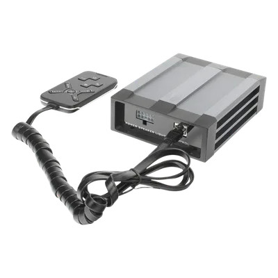 Sirena Vehicular de 100W de Potencia, Con Controlador Unimando Para Tonos, 2 Salidas Auxiliares y Microfono