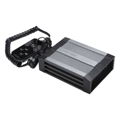 Sirena Vehicular de 100W de Potencia, Con Controlador Unimando Para Tonos, 2 Salidas Auxiliares y Microfono