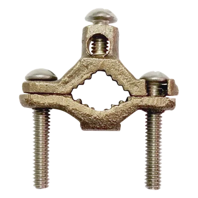 Conector Tubo a Cable / Bronce 100% / Tubo hasta 1 1/4 in (31.75 mm) / Cable 4 AWG / Aterrizaje Torres TZ / Sin Soldadura