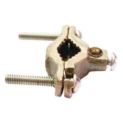 Conector Tubo a Cable / Bronce 100% / Tubo hasta 1 1/4 in (31.75 mm) / Cable 4 AWG / Aterrizaje Torres TZ / Sin Soldadura