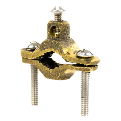 Conector Tubo a Cable / Bronce 100% / Tubo hasta 1 1/4 in (31.75 mm) / Cable 4 AWG / Aterrizaje Torres TZ / Sin Soldadura
