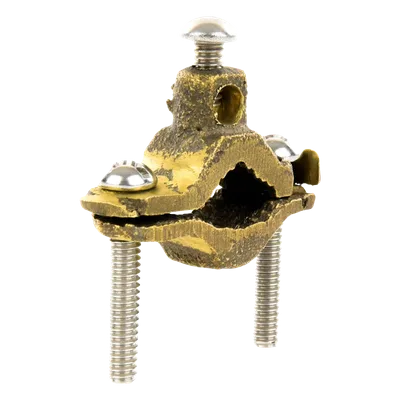 Conector Tubo a Cable / Bronce 100% / Tubo hasta 1 1/4 in (31.75 mm) / Cable 4 AWG / Aterrizaje Torres TZ / Sin Soldadura