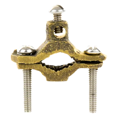 Conector Tubo a Cable / Bronce 100% / Tubo hasta 1 1/4 in (31.75 mm) / Cable 4 AWG / Aterrizaje Torres TZ / Sin Soldadura