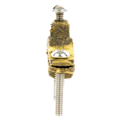 Conector Tubo a Cable / Bronce 100% / Tubo hasta 1 1/4 in (31.75 mm) / Cable 4 AWG / Aterrizaje Torres TZ / Sin Soldadura