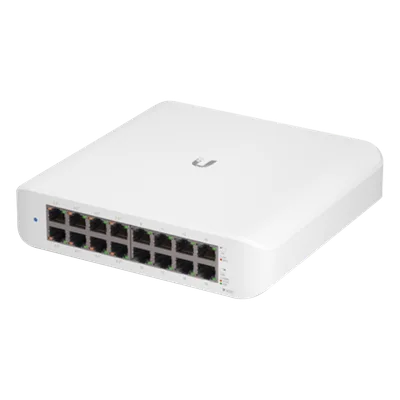 Switch administrable PoE / 16 puertos Gigabit / 8 puertos 802.3af/at / 45 W / 16 Gbps throughput / 7.5 x 7.3 x 1.7 pulgadas