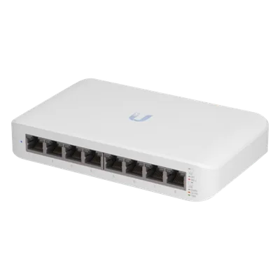 Switch Administrable PoE / 8 Puertos Gigabit / 4 Puertos PoE+ 802.3at / 52 W / 8 Gbps / Compacto