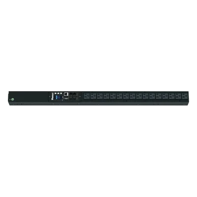 PDU Monitoreable / 16 Salidas NEMA 5-20R / Entrada NEMA 5-15P / 120 Vca / 15 A / 1.4 kVA / Vertical / OLED / Sensores Ambientales