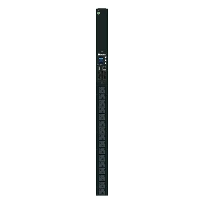 PDU Monitoreable / 16 Salidas NEMA 5-20R / Entrada NEMA 5-15P / 120 Vca / 15 A / 1.4 kVA / Vertical / OLED / Sensores Ambientales