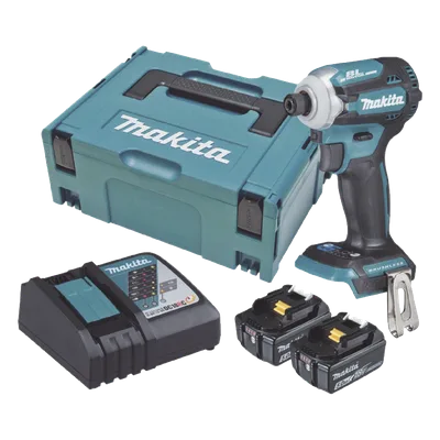 Atornillador de Impacto / 18 Vcc / 3,800 RPM / 180 N·m / 116 mm / 2 Baterías 5Ah Li-Ion / 4 Modos Operación