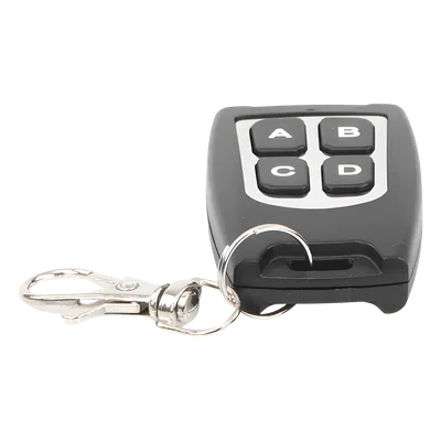 Control Remoto / 4 Canales / 433.92 MHz RFID / 57x32x11 mm / 0.22 oz