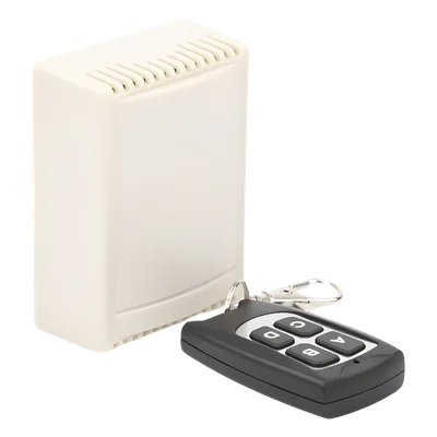 Receptor de 4 Canales / 433.92 MHz / 40 Transmisores / 12VDC / Alcance 30 m / 81x38x22 mm (3.2x1.5x0.9 in)