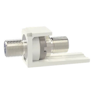 Módulo Acoplador Coaxial Tipo F / Mini-Com / 75 Ohms / 3.0 GHz / 1.75' x 1.37' x 0.71'