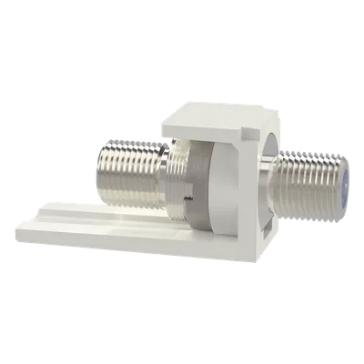 Módulo Acoplador Coaxial Tipo F / Mini-Com / 75 Ohms / 3.0 GHz / 1.75' x 1.37' x 0.71'