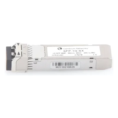 Transceptor MiniGibic SFP, 1 Gbps, Multimodo, distancia hasta 550m, conector LC