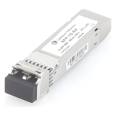 Transceptor MiniGibic SFP, 1 Gbps, Multimodo, distancia hasta 550m, conector LC