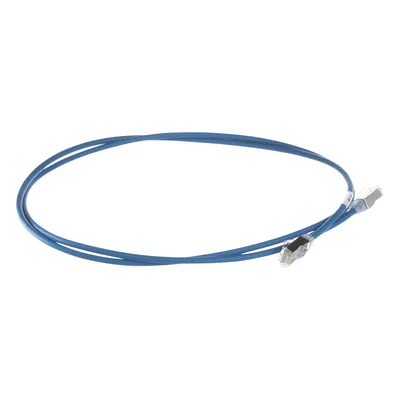 Patch Cord Cat6A / 28 AWG Diámetro Reducido / S/FTP Blindado / CM/LS0H / 1.5 m (4.92 ft) / Azul
