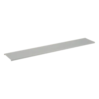 Tapa de Canaleta Ranurada / 4.25 in Ancho / 1.8 m Largo / 6 ft Equivalente / PVC sin Plomo / Gris