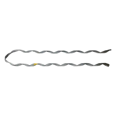 Remate Preformado para Fibra Óptica / Acero Galvanizado / Mini-ADSS 6-7 mm / Tensión 1300 N / 20 Años Vida Útil / Pierna Dispareja