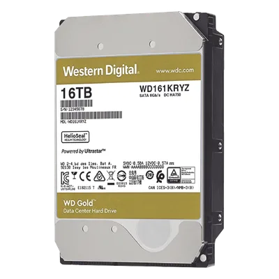 Disco Duro Enterprise / 16TB / SATA III 6Gb/s / 7200 RPM / HelioSeal / 2.5M horas MTBF / 6.5W