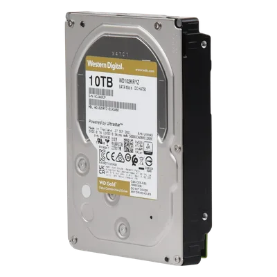 Disco Duro Gold de 10 TB / 7200 RPM / Optimizado para NAS, RAID, Data Center y NVRs de Gran Capacidad / Uso 24-7 / Proteccion Antivibración / 5 Años de Garantia / HelioSeal