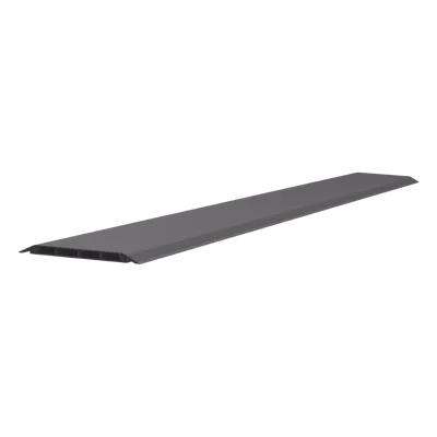 Canaleta de Piso / 4 Vías / PVC Rígido / 6 ft (1.83 m) de Largo / 176 mm de Ancho / Capacidad 907 kg / UL94V-0 / Color Negro