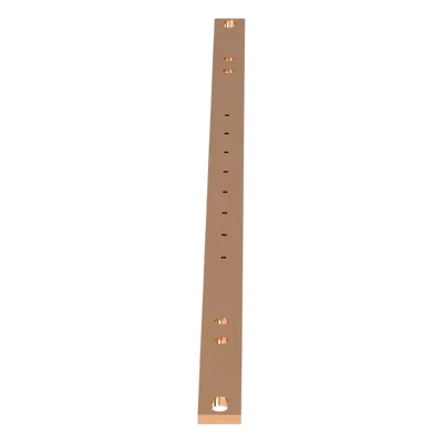 Pletina de Conexión a Tierra / 19" (482.6 mm) / 8 Orificios / Cobre / UL Listed