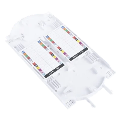 Charola de Empalme para Fibra Óptica / 24 Empalmes por Fusión / Capacidad 144 Núcleos / IP68 / -40°C a +65°C / Φ220x480 mm