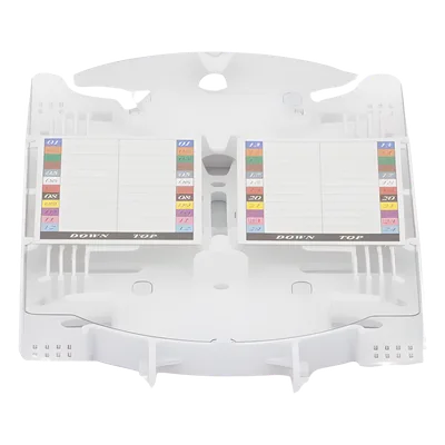 Charola de Empalme para Fibra Óptica / 24 Empalmes por Fusión / Capacidad 144 Núcleos / IP68 / -40°C a +65°C / Φ220x480 mm