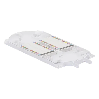 Charola de Empalme para Fibra Óptica / 24 Empalmes por Fusión / Capacidad 144 Núcleos / IP68 / -40°C a +65°C / Φ220x480 mm