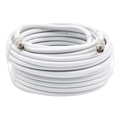 Jumper Coaxial / RG-6 / 15.24 m (50 pies) / 75 Ohm / Conectores F Macho / Uso Interior y Exterior