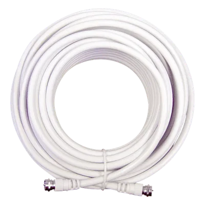 Jumper Coaxial / RG-6 / 6.09 m (20 pies) / Conectores F Macho / 75 Ohm / Interior y Exterior