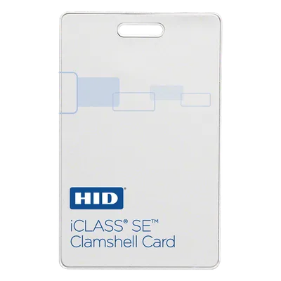 Tarjeta de proximidad / iClass SE / Clamshell gruesa / 26-48 bits / Personalizable