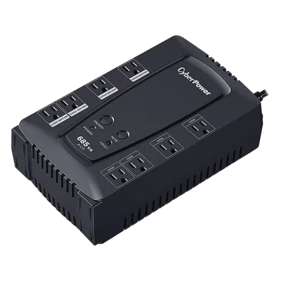 UPS de 685 VA/390 W, Topología Línea Interactiva, Entrada 120 Vca NEMA 5-15P, Tipo Gabinete Compacto, Con 8 Tomas NEMA 5-15R