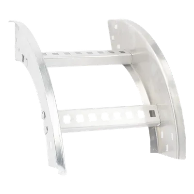 Curva Vertical Exterior / Perfil Z / Peralte 3 1/4" / Ancho 9" / Radio 8" / Aluminio / NEMA VE1-VE2