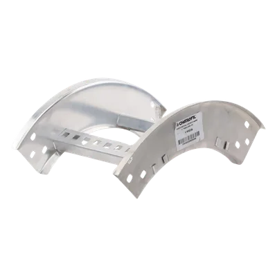 Curva Vertical Exterior / Perfil Z / Peralte 3 1/4" / Ancho 9" / Radio 8" / Aluminio / NEMA VE1-VE2
