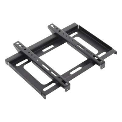 Soporte de Pared Universal para Pantallas / VESA 100x100 y 200x200 / Acero SPCC / 250 x 220 x 25 mm / 0.75 kg / Negro