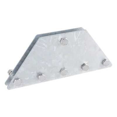 Placas Igualadoras de Retenida / 6 Retenidas / Acero Galvanizado por Inmersión / Kit con Tornillería y Separadores