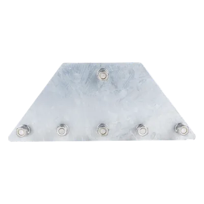 Placas Igualadoras de Retenida / 6 Retenidas / Acero Galvanizado por Inmersión / Kit con Tornillería y Separadores