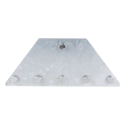 Placas Igualadoras de Retenida / 6 Retenidas / Acero Galvanizado por Inmersión / Kit con Tornillería y Separadores