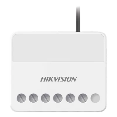 Relevador Inalámbrico / 1 Entrada Alarma 24 h / 1 Salida 0-36 Vcc 5 A / 433 MHz Bidireccional / AES-128 / LED de Estado