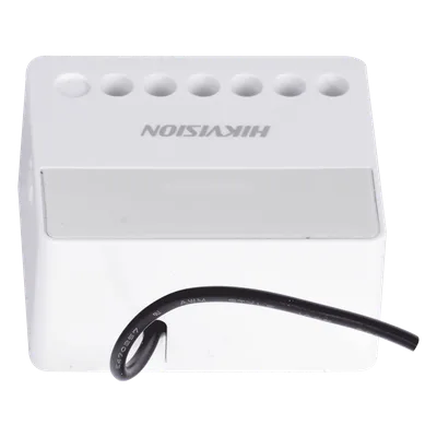 Relevador Inalámbrico / 1 Entrada Alarma 24 h / 1 Salida 0-36 Vcc 5 A / 433 MHz Bidireccional / AES-128 / LED de Estado
