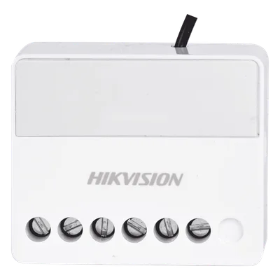 Relevador Inalámbrico / 1 Entrada Alarma 24 h / 1 Salida 0-36 Vcc 5 A / 433 MHz Bidireccional / AES-128 / LED de Estado