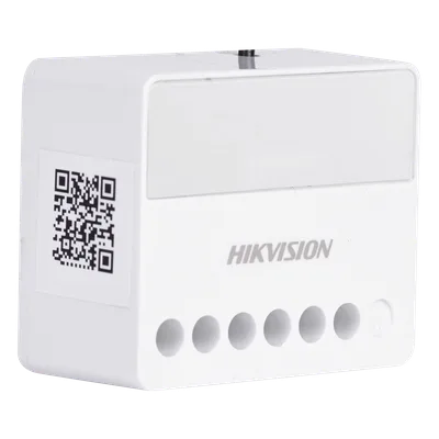 Relevador Inalámbrico / 1 Entrada Alarma 24 h / 1 Salida 0-36 Vcc 5 A / 433 MHz Bidireccional / AES-128 / LED de Estado