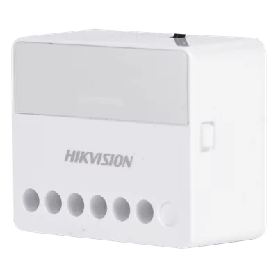 Relevador Inalámbrico / 1 Entrada Alarma 24 h / 1 Salida 0-36 Vcc 5 A / 433 MHz Bidireccional / AES-128 / LED de Estado