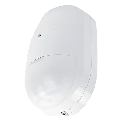 Sensor de Movimiento PIR y Ruptura de Cristal Inalámbrico / Detección PIR 12 m (39.4 ft) / Cobertura 85.9° / Ruptura de Cristal 8 m (26.2 ft) / 120° / Inmunidad a Mascotas 30 kg (66 lb) / Batería 4 Añ